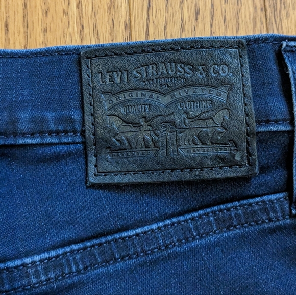 LEVI'S Mile High Super Skinny Jeans Dark Wash size 27 - Picture 5 of 13